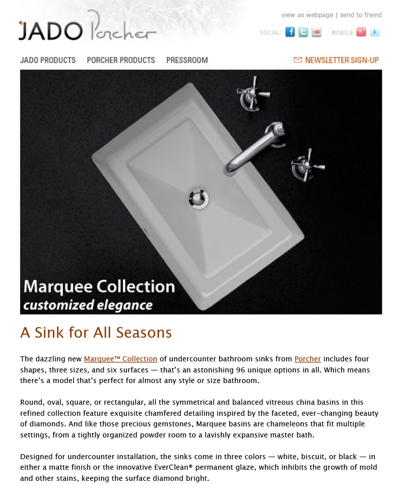 Marquee Collection, April 2011