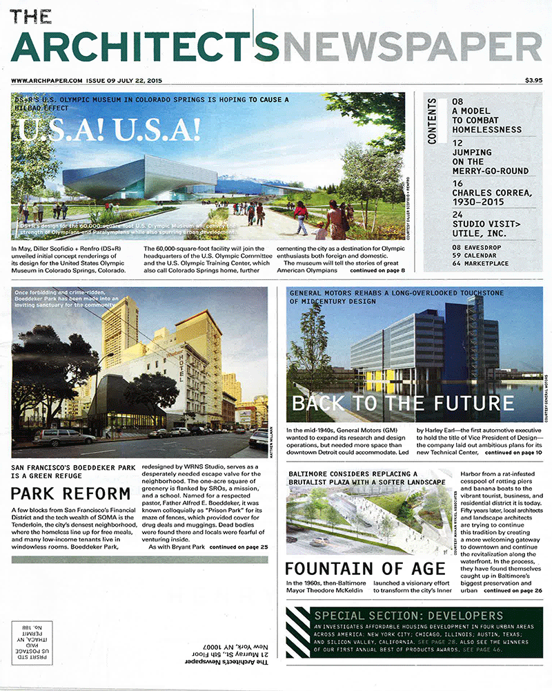 The Architect's Newspaper, July 2015