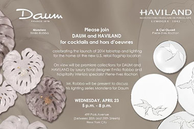 Emilio Robba Monstera Launch Event in Daum-Haviland Showroom