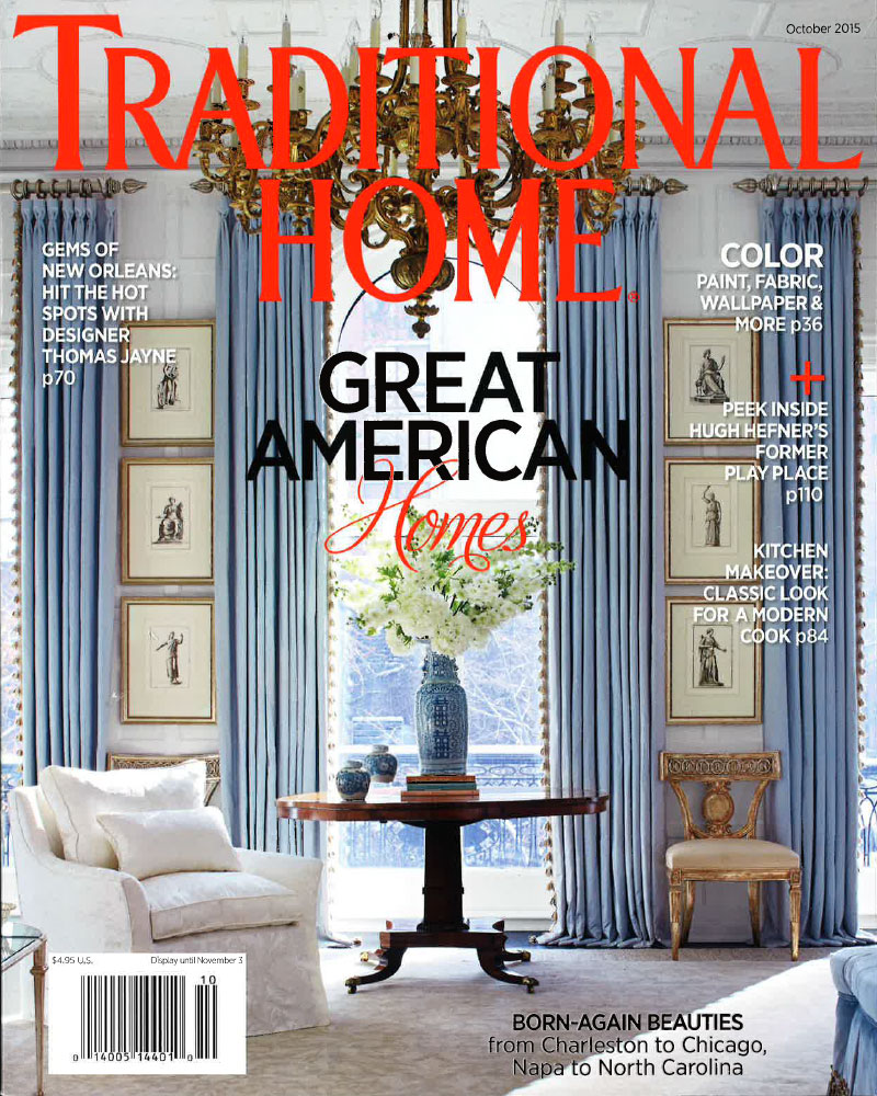 Traditional Home, Oct 2015