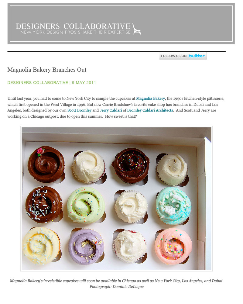 Magnolia Bakery Branches Out, May 2011
