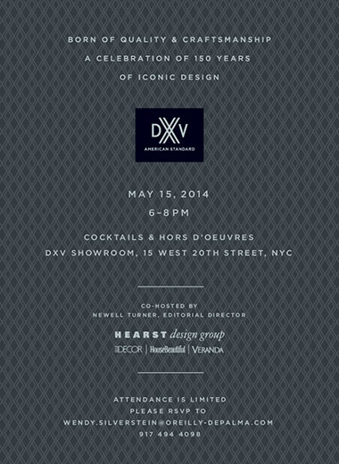 DXV Design Industry Launch