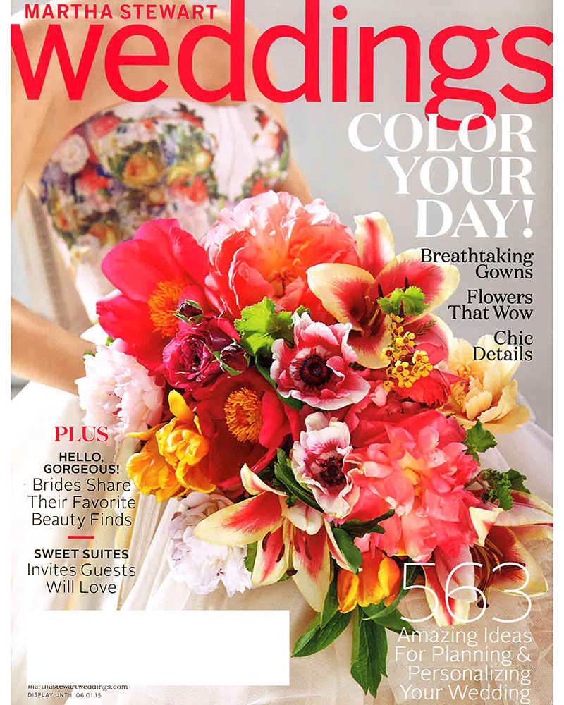 Martha Stewart Weddings, Spring 2015